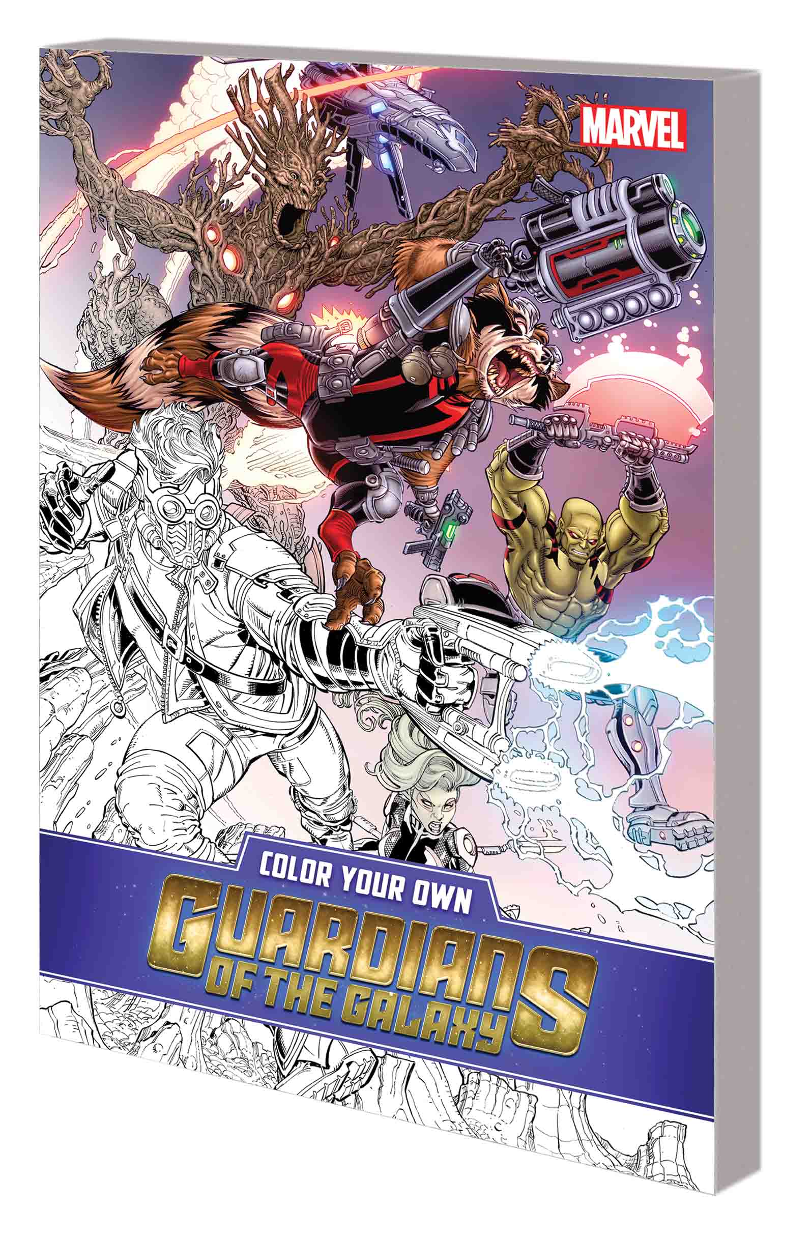COLOR YOUR OWN GUARDIANS OF THE GALAXY