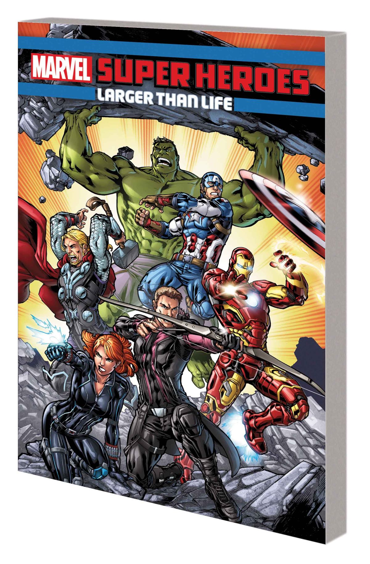 MARVEL SUPER HEROES:  LARGER THAN LIFE TPB