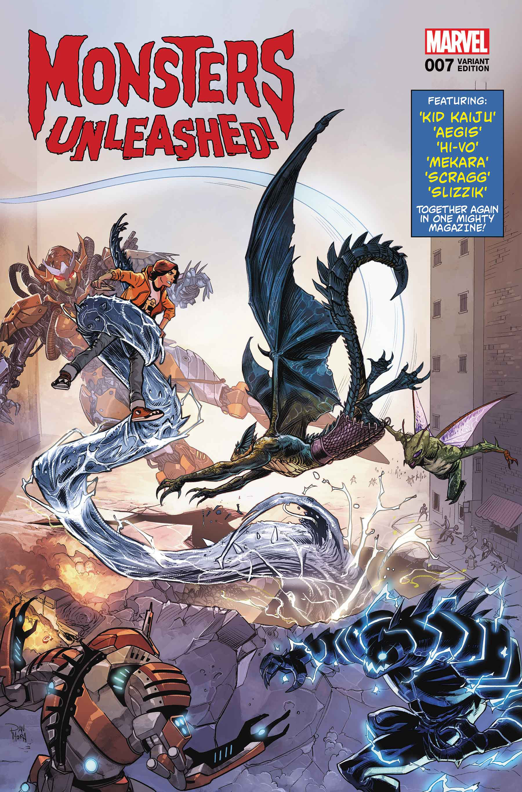 MONSTERS UNLEASHED #7 VARIANT