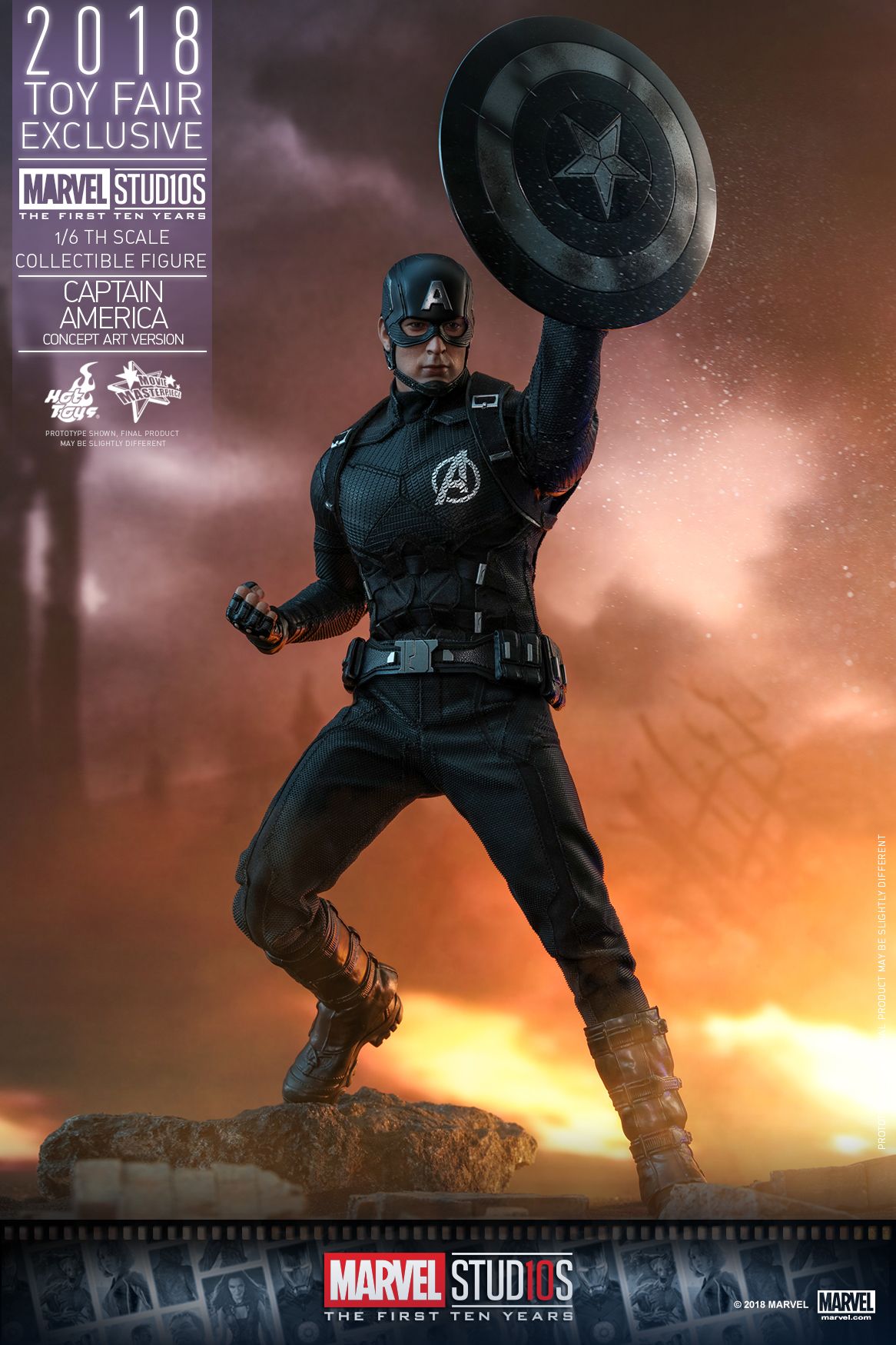Captain America (Concept Art Version) Hot Toy