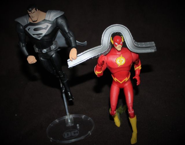 Superman girds Flash
