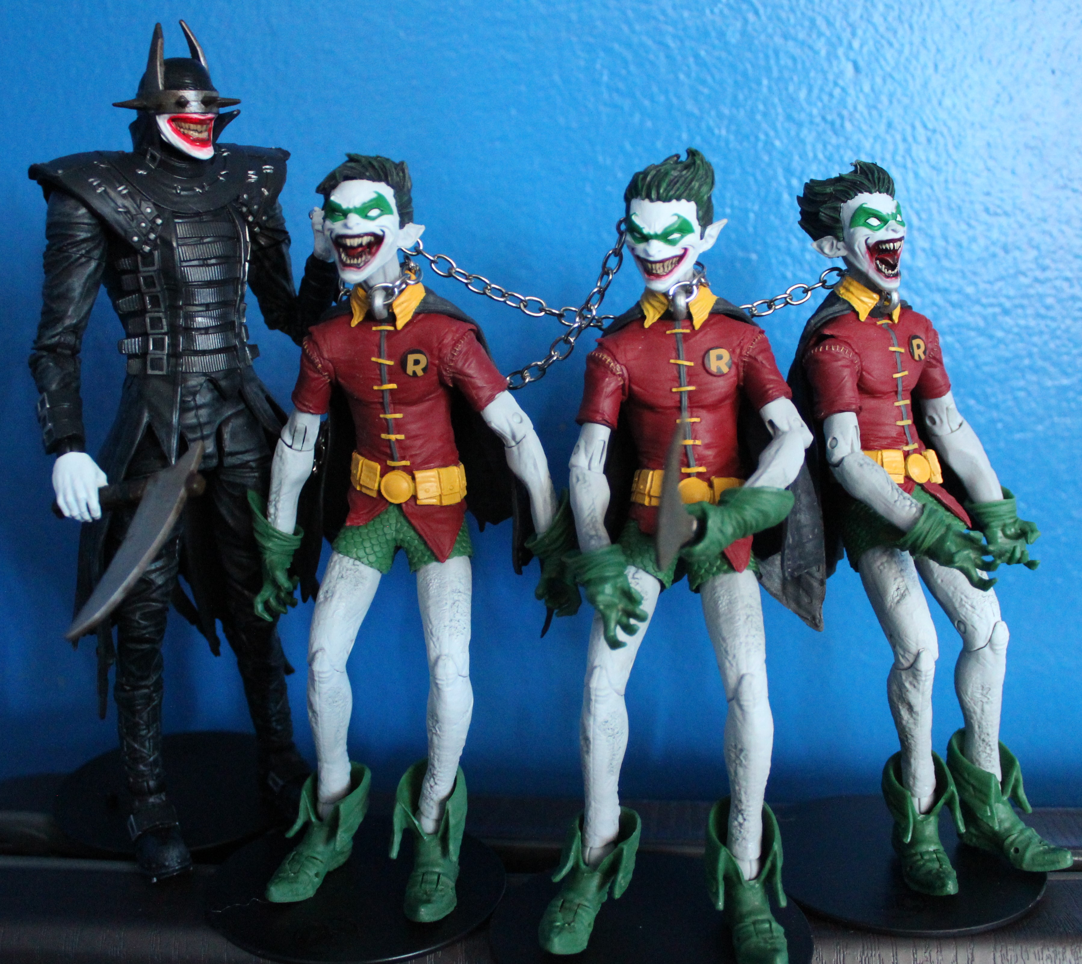 Batman Who Laughs and Robins 1