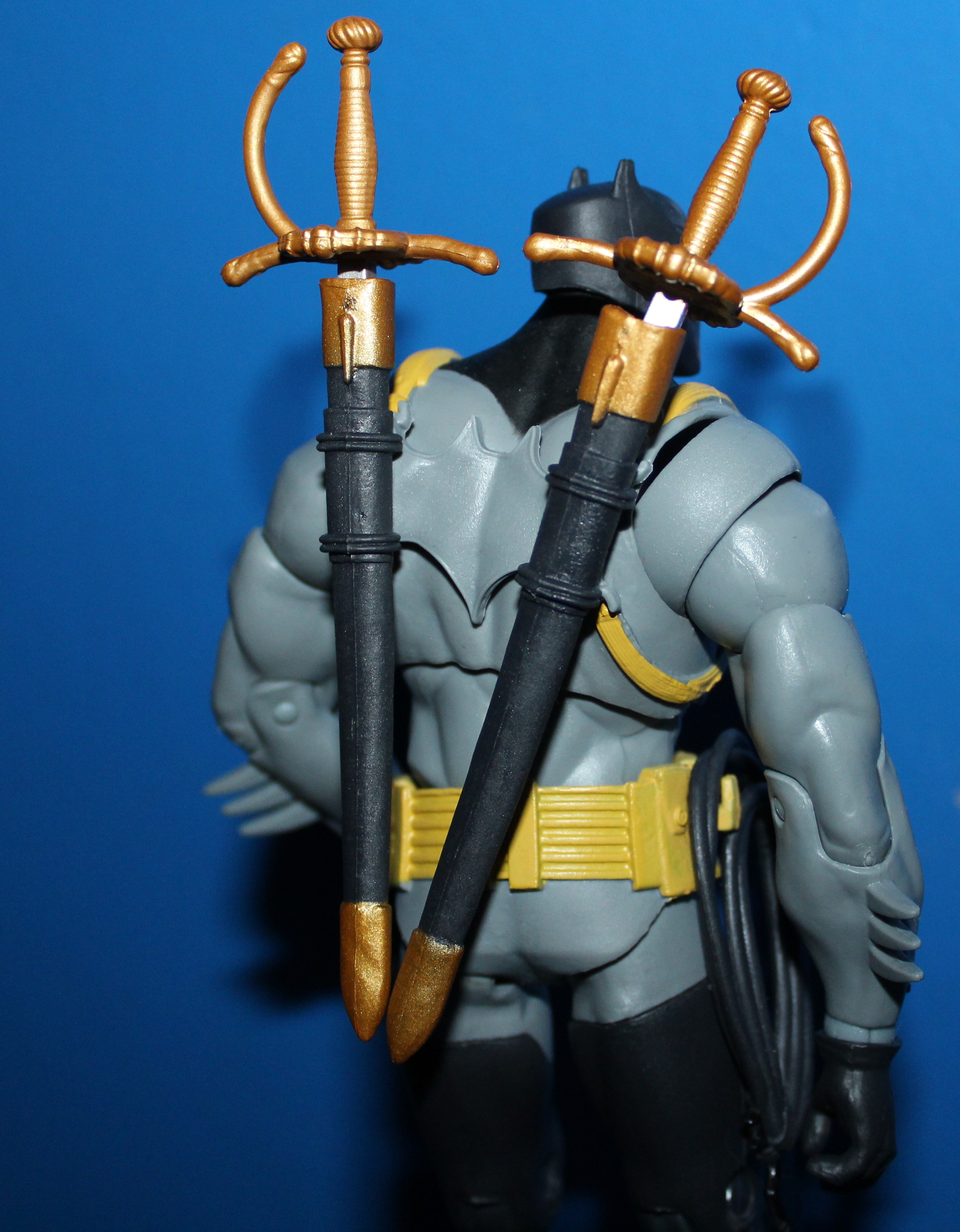 White Knight Batman with swords 2