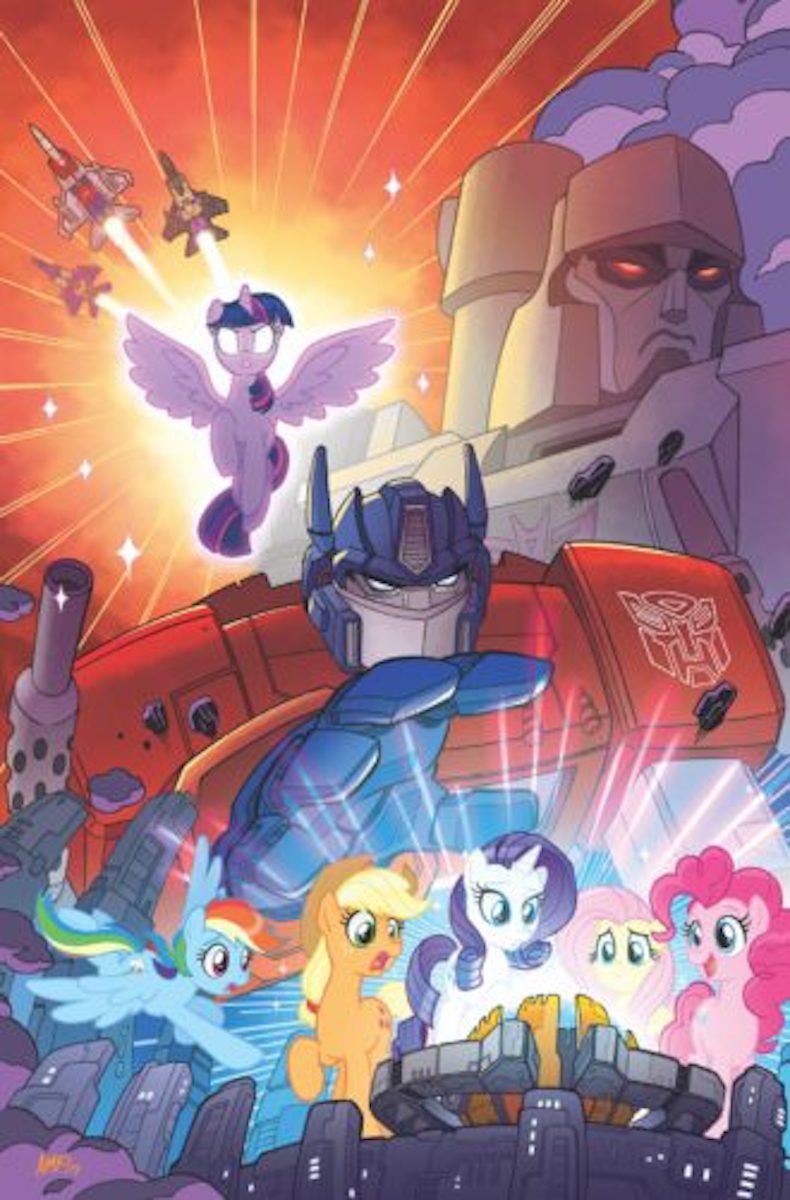 My Little Pony/Transformers Cover by Tony Fleecs