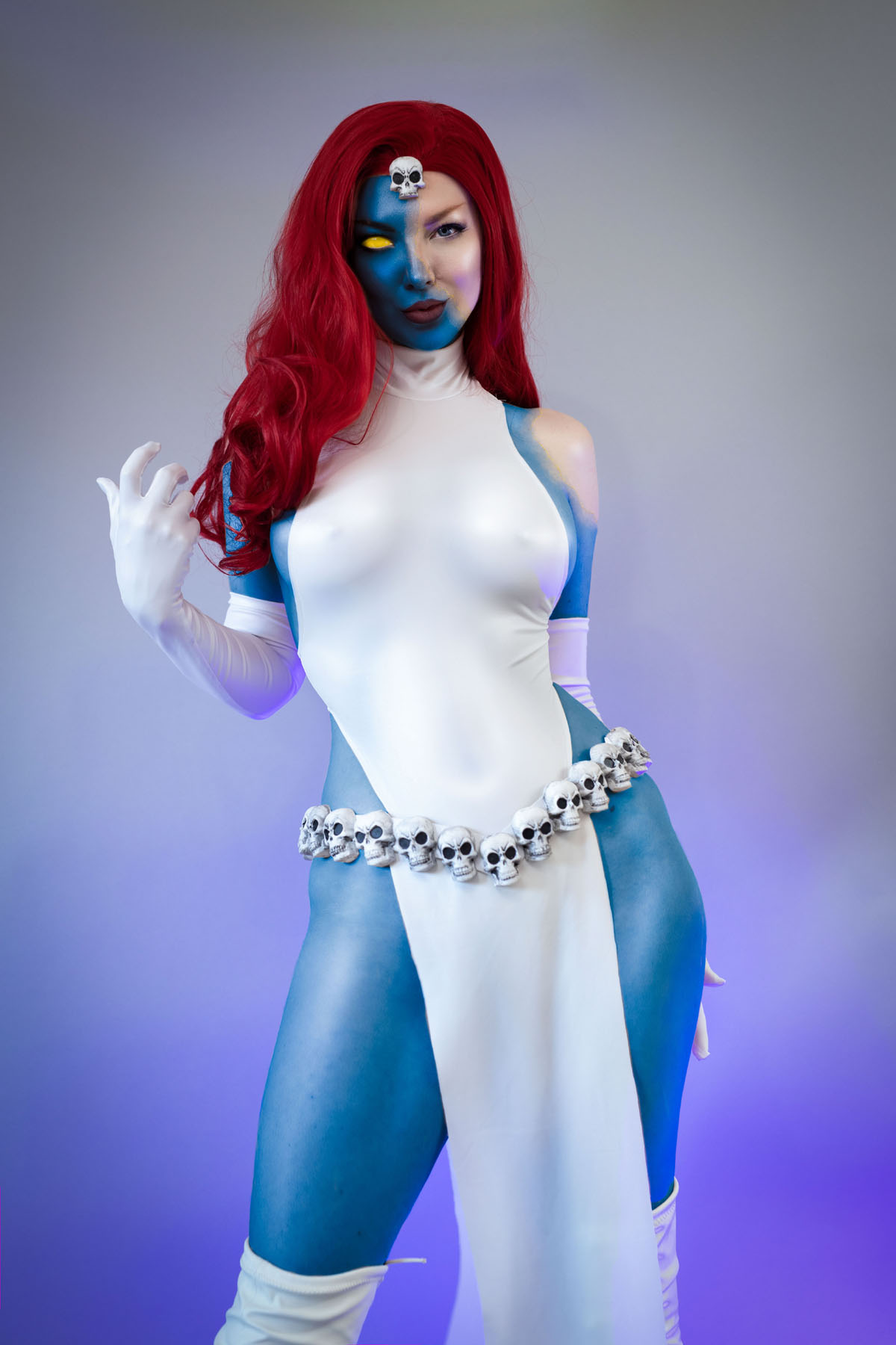 Mystique Cosplay Part 2: Wearing the Costume #5