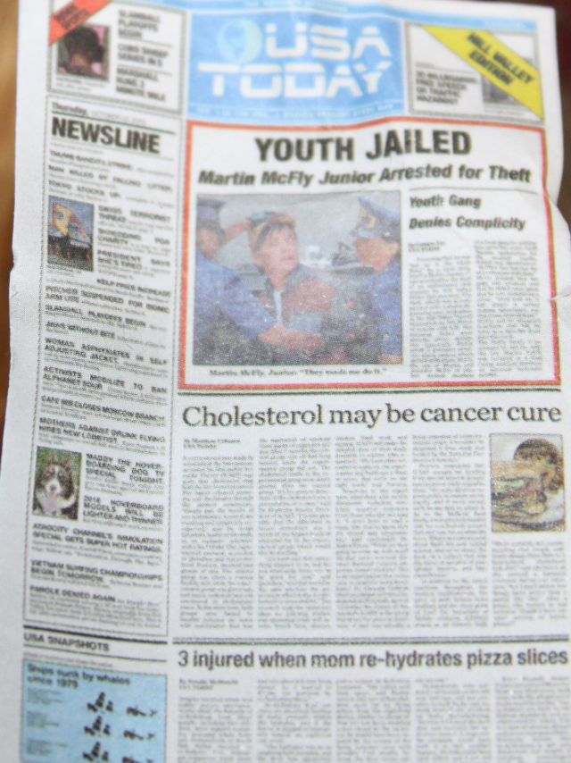 Newspaper closeup