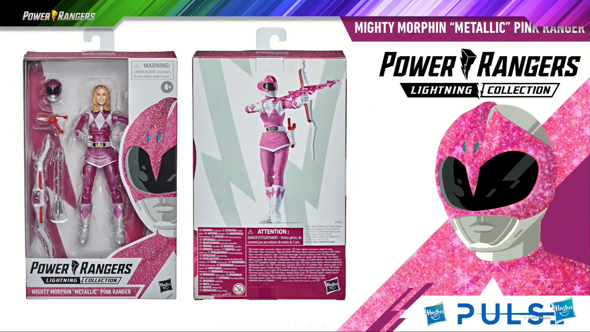 Metallic MMPR Pink Ranger