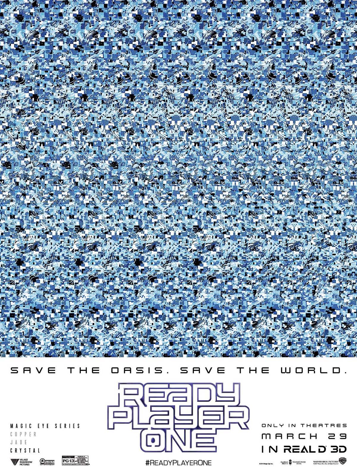 Ready Player One Magic Eye Prints from RealD