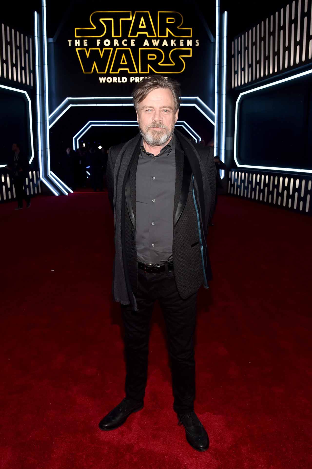 HOLLYWOOD, CA - DECEMBER 14:  Actor Mark Hamill attends the World Premiere of ?Star Wars: The Force Awakens? at the Dolby, El Capitan, and TCL Theatres on December 14, 2015 in Hollywood, California.  (Photo by Alberto E. Rodriguez/Getty Images for Disney) *** Local Caption *** Mark Hamill