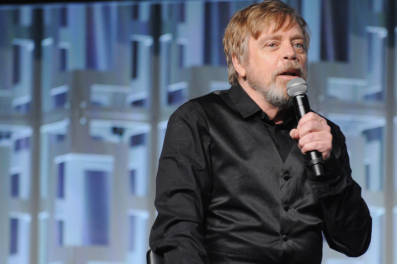 ORLANDO, FL - APRIL 14:  Mark Hamill attends the STAR WARS: THE LAST JEDI PANEL during the 2017 STAR WARS CELEBRATION at Orange County Convention Center on April 14, 2017 in Orlando, Florida.  (Photo by Gerardo Mora/Getty Images for Disney) *** Local Caption *** Mark Hamill