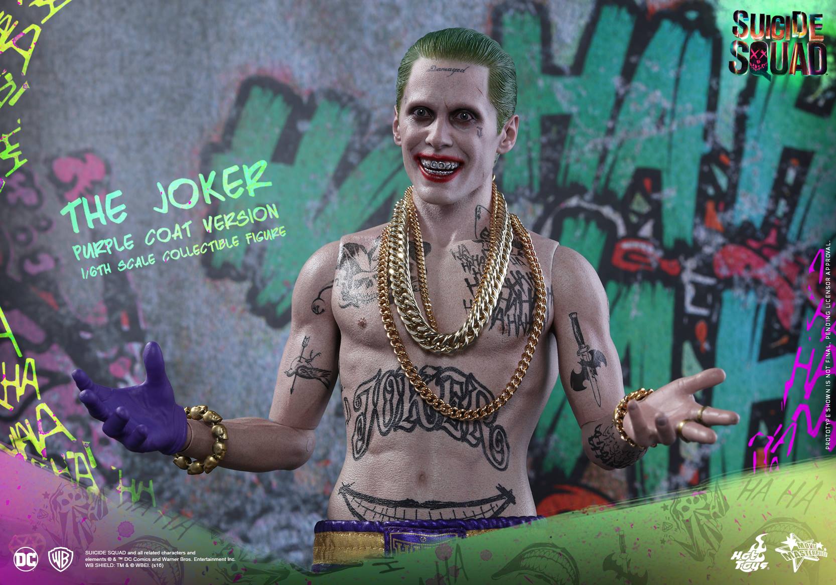 Suicide Squad Hot Toys - Joker (Purple Suit)