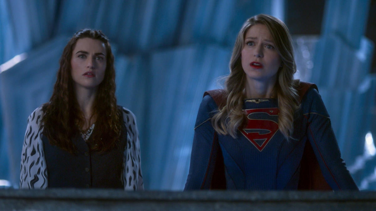 Lena and Supergirl