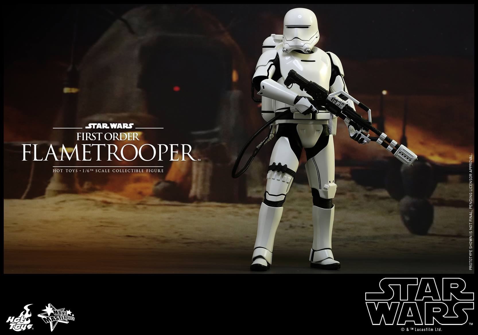Star Wars: The Force Awakens Hot Toys Flametrooper