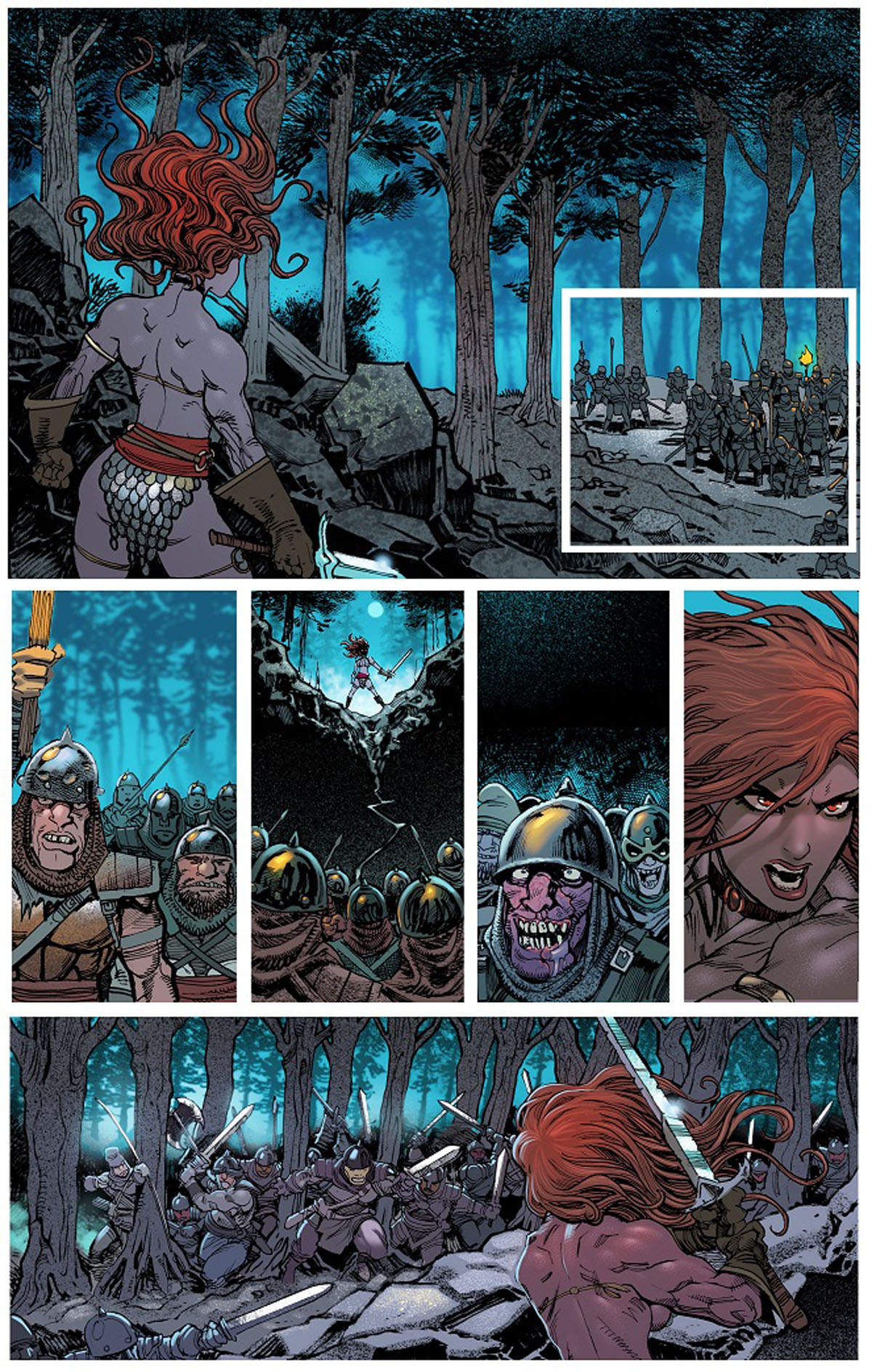 The Invincible Red Sonja #1 interior pages #1