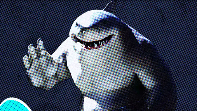 Steve Agee as the voice of King Shark
