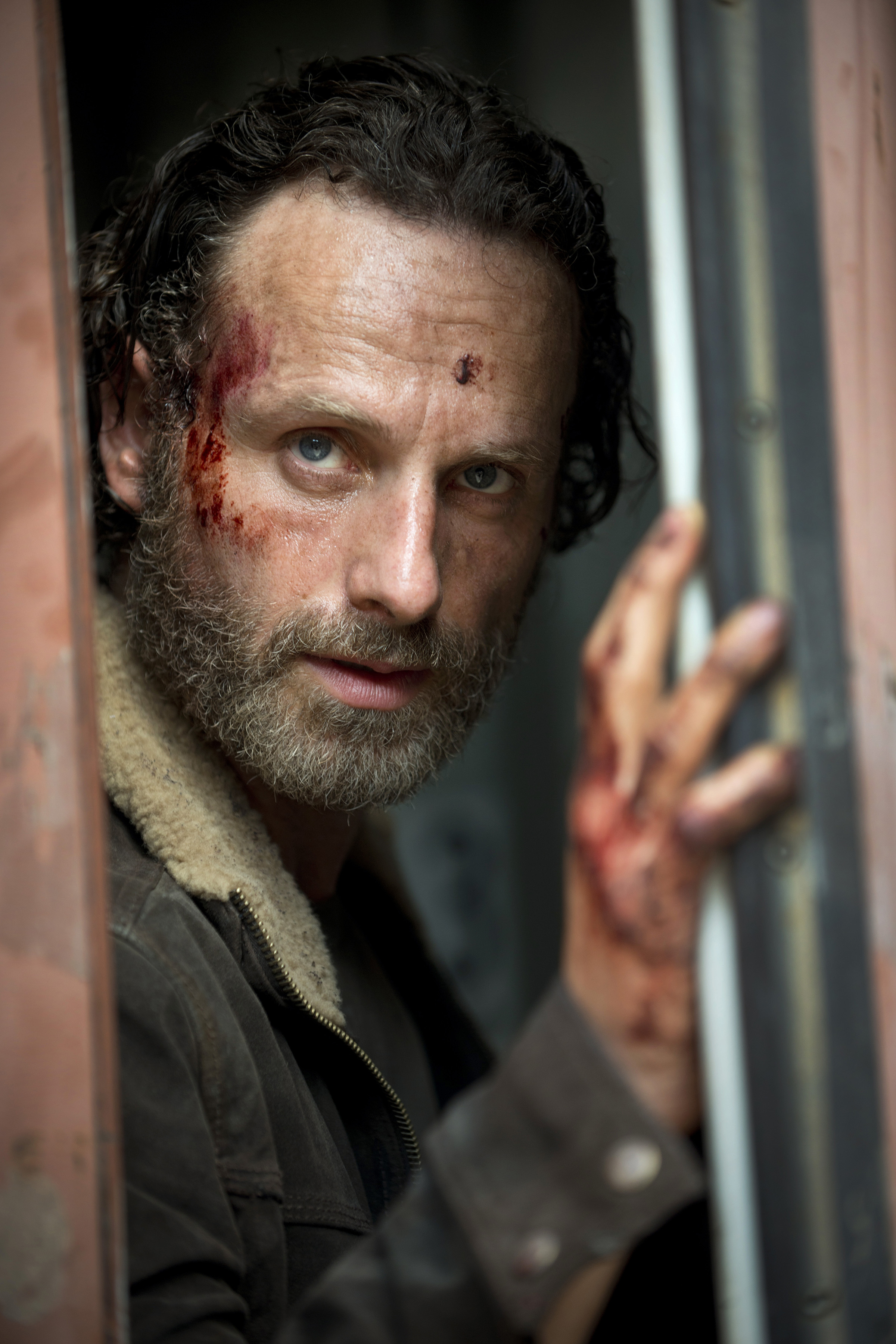Andrew Lincoln as Rick Grimes - The Walking Dead _ Season 5, Episode 1 - Photo Credit: Gene Page/AMC