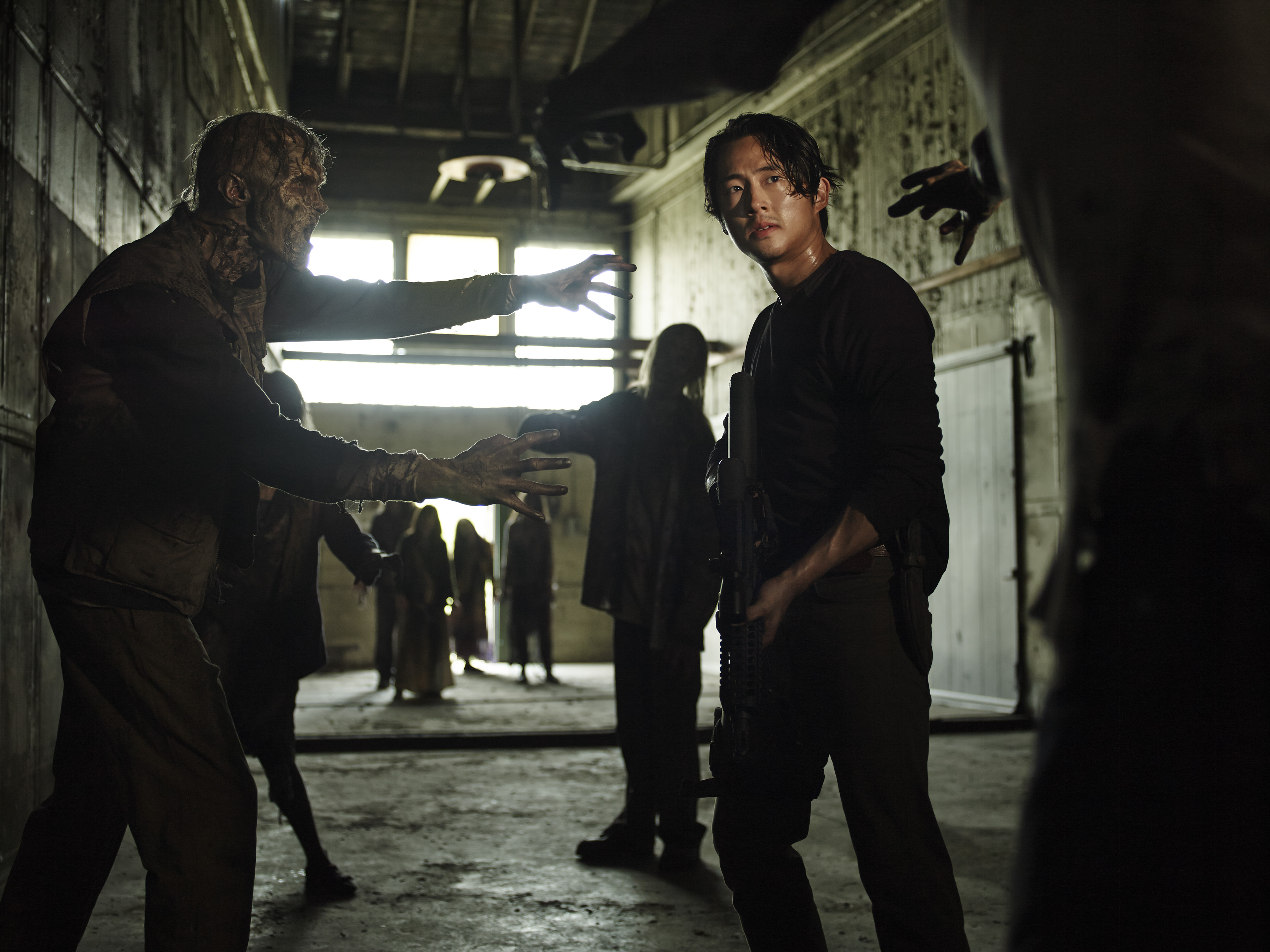Steven Yeun as Glenn Rhee - The Walking Dead _ Season 5, Gallery - Photo Credit: Frank Ockenfels 3/AMC