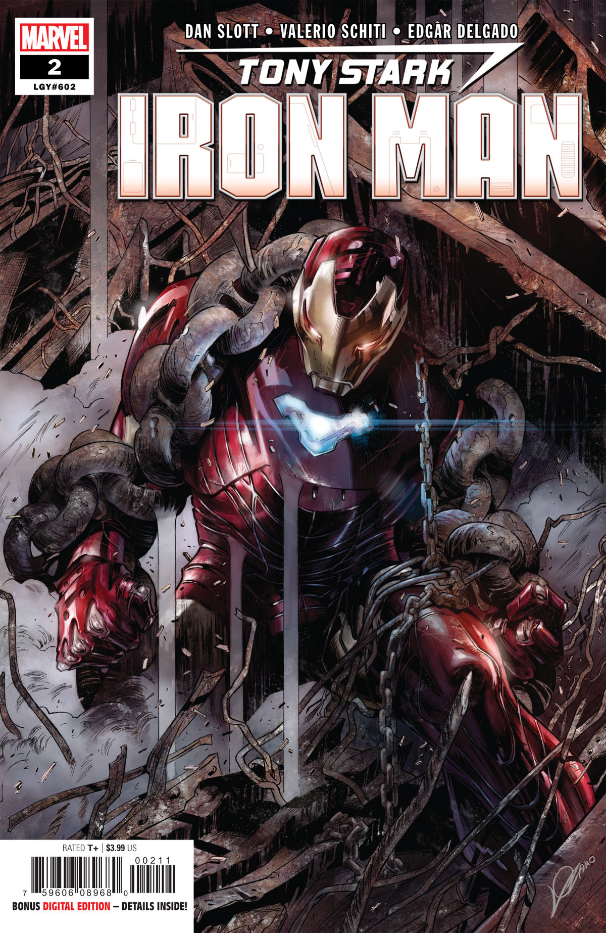 Tony Stark: Iron Man #2 cover