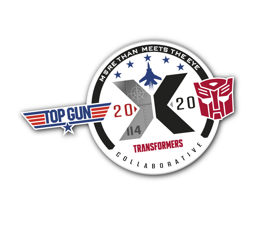 Top Gun x Transformers logo