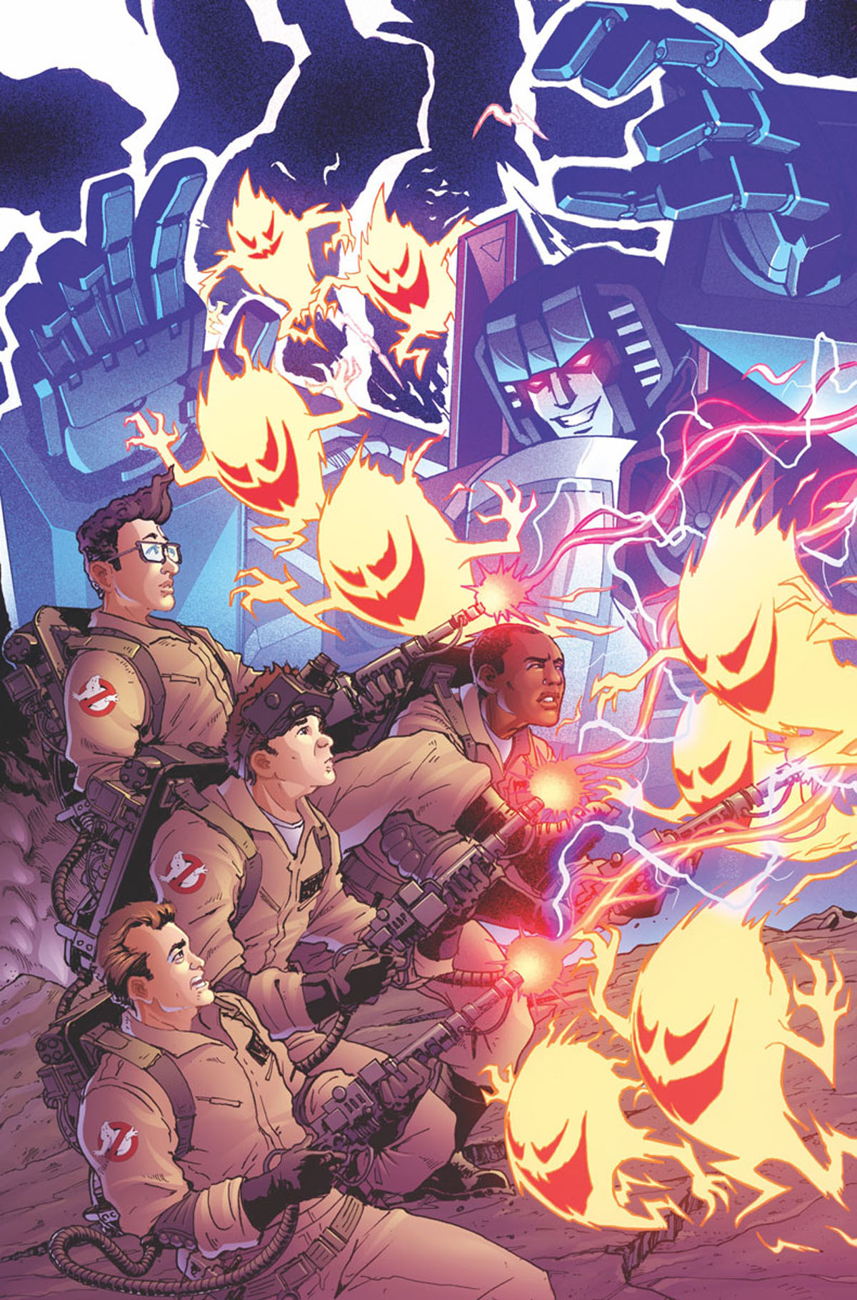 Transformers/Ghostbusters #1 cover
