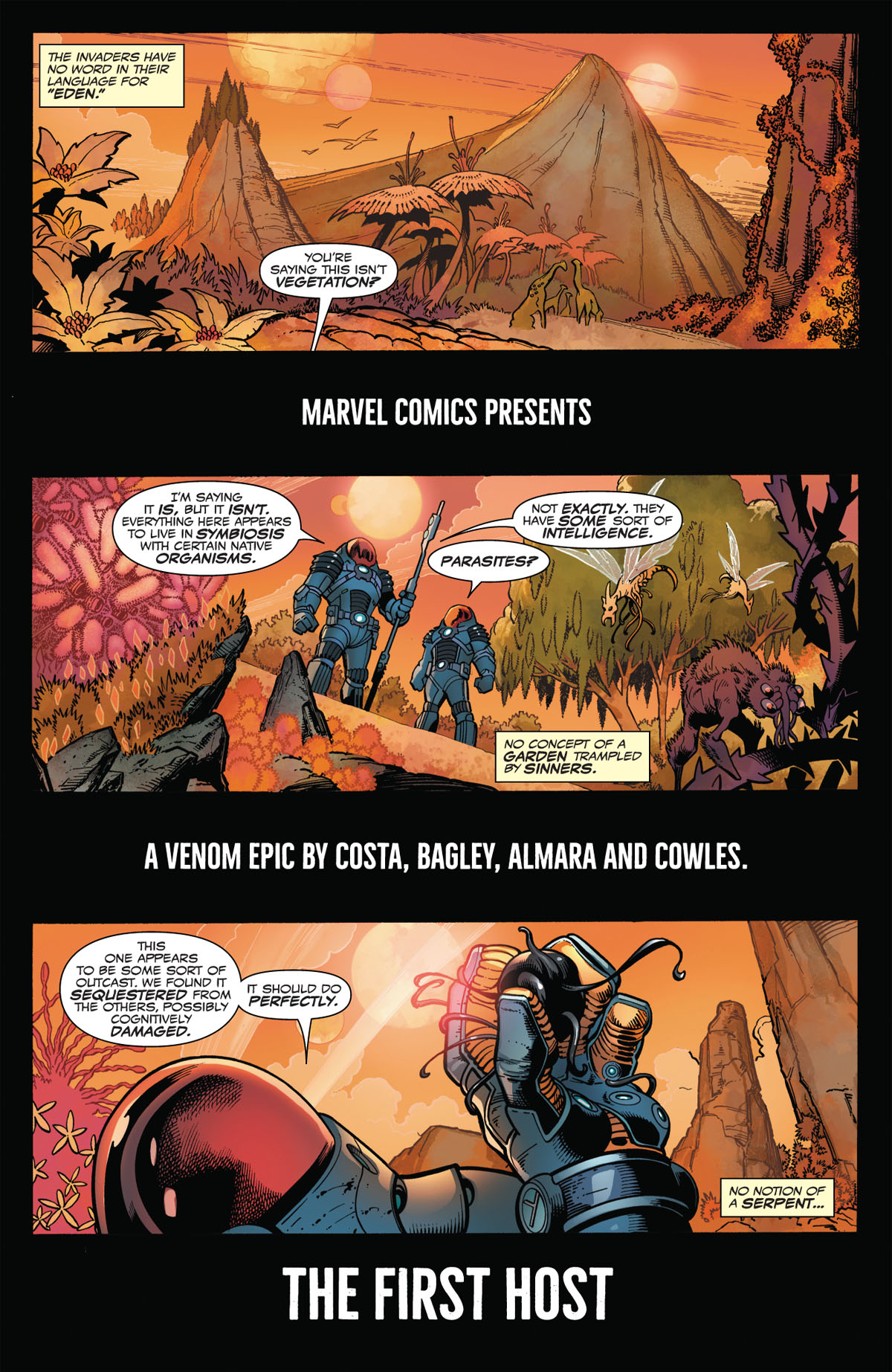 Venom: First Host #1 page 1
