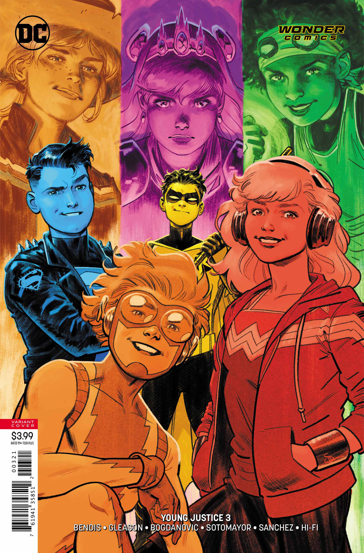 Young Justice #3 variant cover